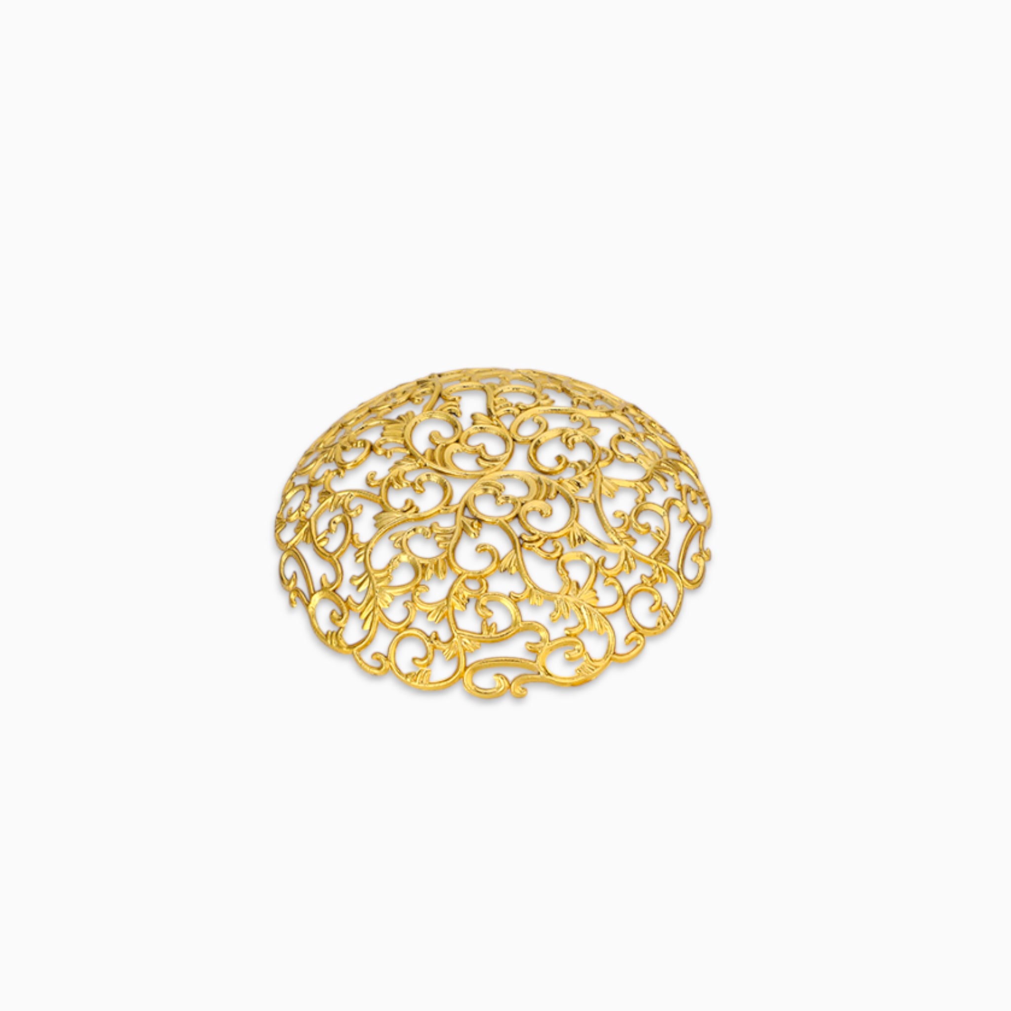 Gold Glitter Filigree Favor Bowl, Set of 10