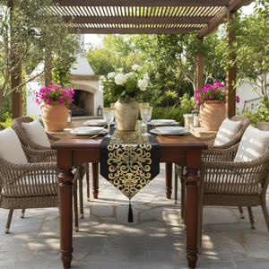 Black Gold Foil Runner