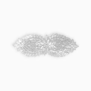 Double Marquise Rhinestone Applique, Iron on (Hotfix)