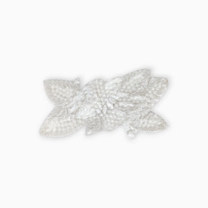 Leaf Cluster Rhinestone Applique, Iron on (Hotfix)