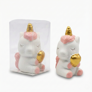 Pink Unicorn Money Bank Favor Gift