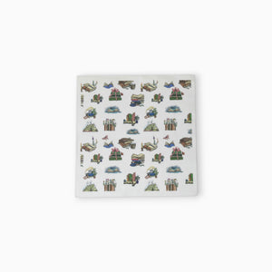 Books Large Paper Napkins, Set of 16