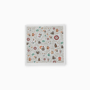 Coffee Large Paper Napkins, Set of 16