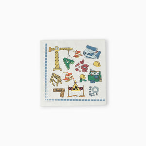 Construction Large Paper Napkins, Set of 16