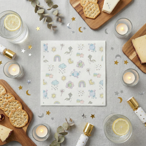 Rainbow Large Paper Napkins, Set of 16