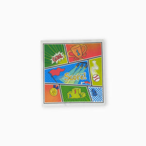 Sports Large Paper Napkins, Set of 16