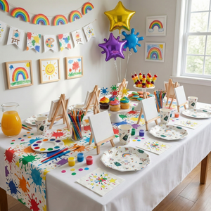 Artists Large Paper Plates, Set of 8