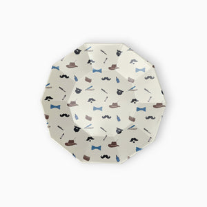 Beard Large Paper Plates, Set of 8