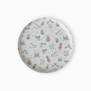 Birthday Large Paper Plates, Set of 8