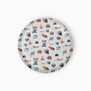 Racing Large Paper Plates, Set of 8