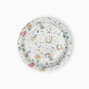 Unicorn Large Paper Plates, Set of 8