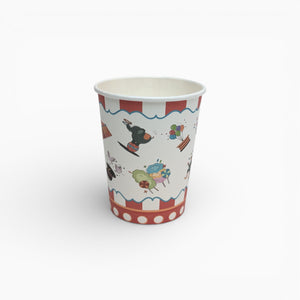 Circus Paper Cups, Set of 8