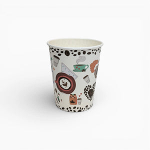 Coffee Paper Cups, Set of 8