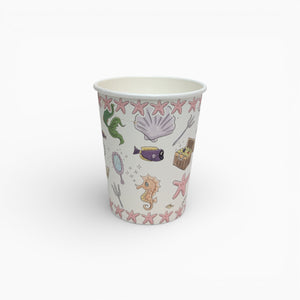 Mermaid Paper Cups, Set of 8