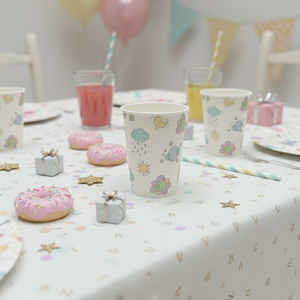 Rainbow Paper Cups, Set of 8