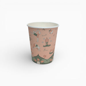 Yoga Paper Cups, Set of 8