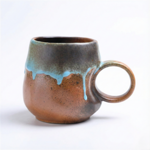 Turquoise Drift Two Tone Ceramic Mug