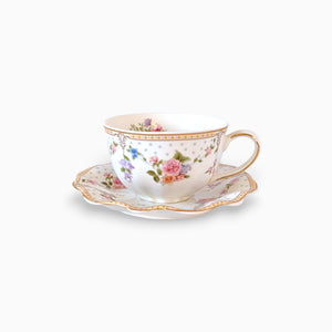 Classic Floral Cup & Saucer