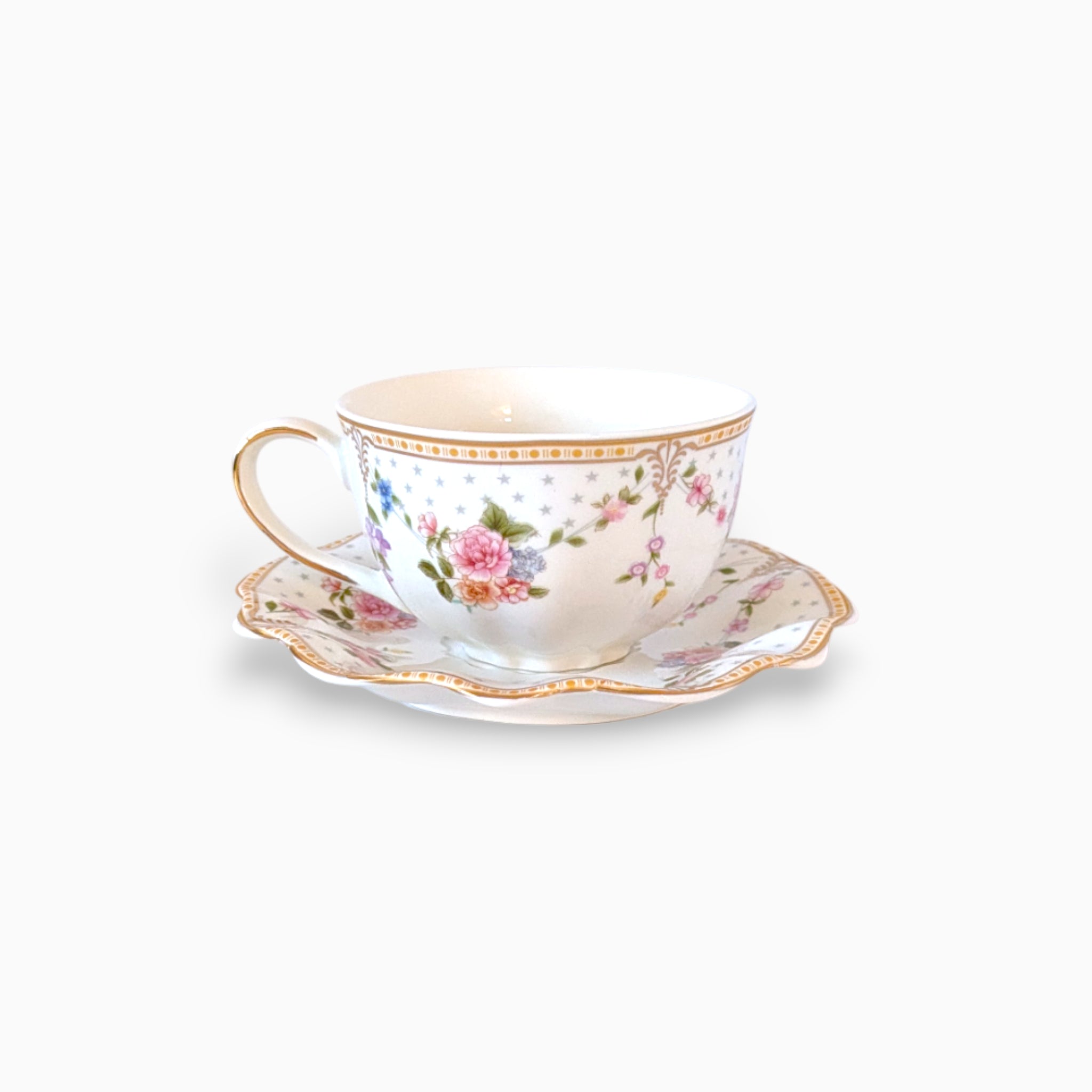 Classic Floral Cup & Saucer