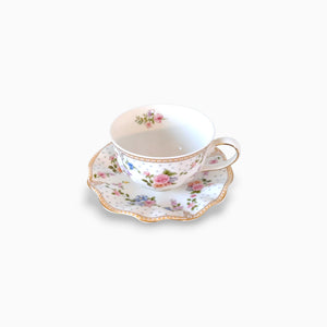 Classic Floral Cup & Saucer