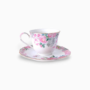 Pink Rose Cup & Saucer