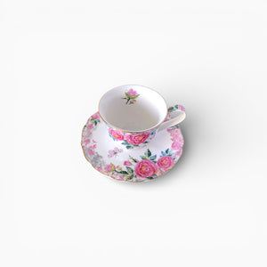 Pink Rose Cup & Saucer