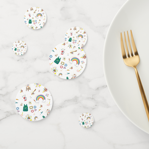 Artists Cardstock Table Confetti 60 Piece Set