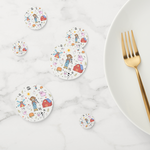 Farm Cardstock Table Confetti 60 Piece Set