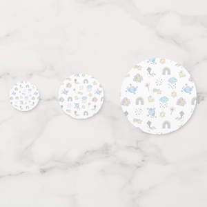 Rainbow Cardstock Table Confetti 60 Piece Set