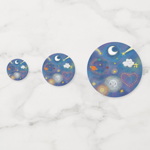 Stars Cardstock Table Confetti 60 Piece Set