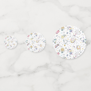 Unicorn Cardstock Table Confetti 60 Piece Set