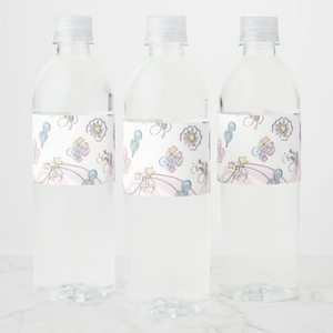 Abstract Shapes Water Bottle Labels, Set of 4