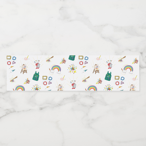 Artists Water Bottle Labels, Set of 4