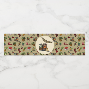 Farmers Market Water Bottle Labels, Set of 4