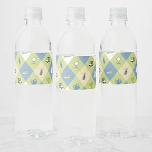 Golf Water Bottle Labels, Set of 4