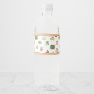School Water Bottle Labels, Set of 4