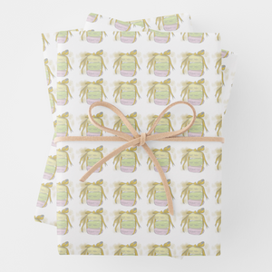 Paris Gift Wrapping Paper Sheets, Set of 3