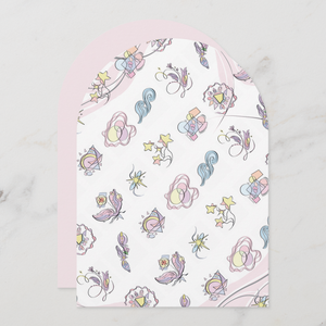 Abstract Shapes Greeting Card With Envelope