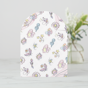 Abstract Shapes Greeting Card With Envelope
