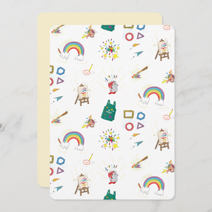 Artists Greeting Card With Envelope