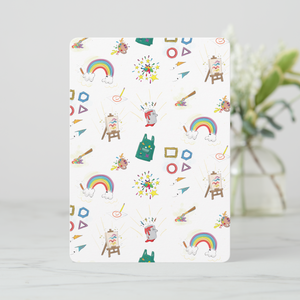 Artists Greeting Card With Envelope