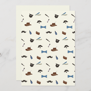 Beard Greeting Card With Envelope