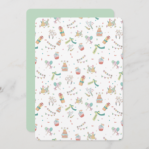 Birthday Greeting Card With Envelope