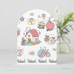 Bugs Greeting Card With Envelope