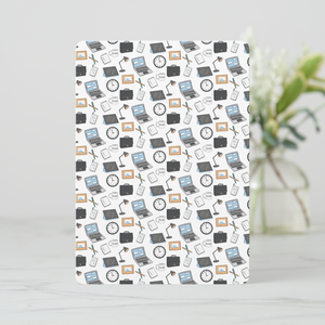 Business Greeting Card With Envelope