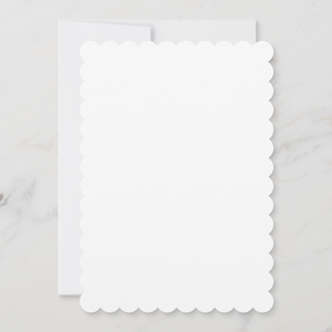 Doodle Lines Greeting Card With Envelope