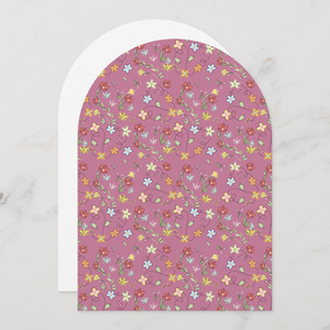 Garden Tea Greeting Card With Envelope