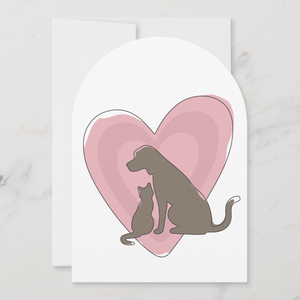 Puppies Greeting Card With Envelope
