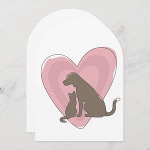 Puppies Greeting Card With Envelope