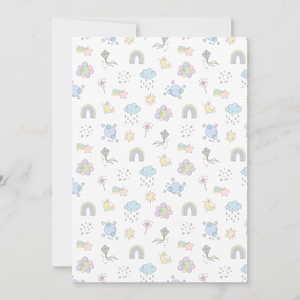 Rainbow Greeting Card With Envelope